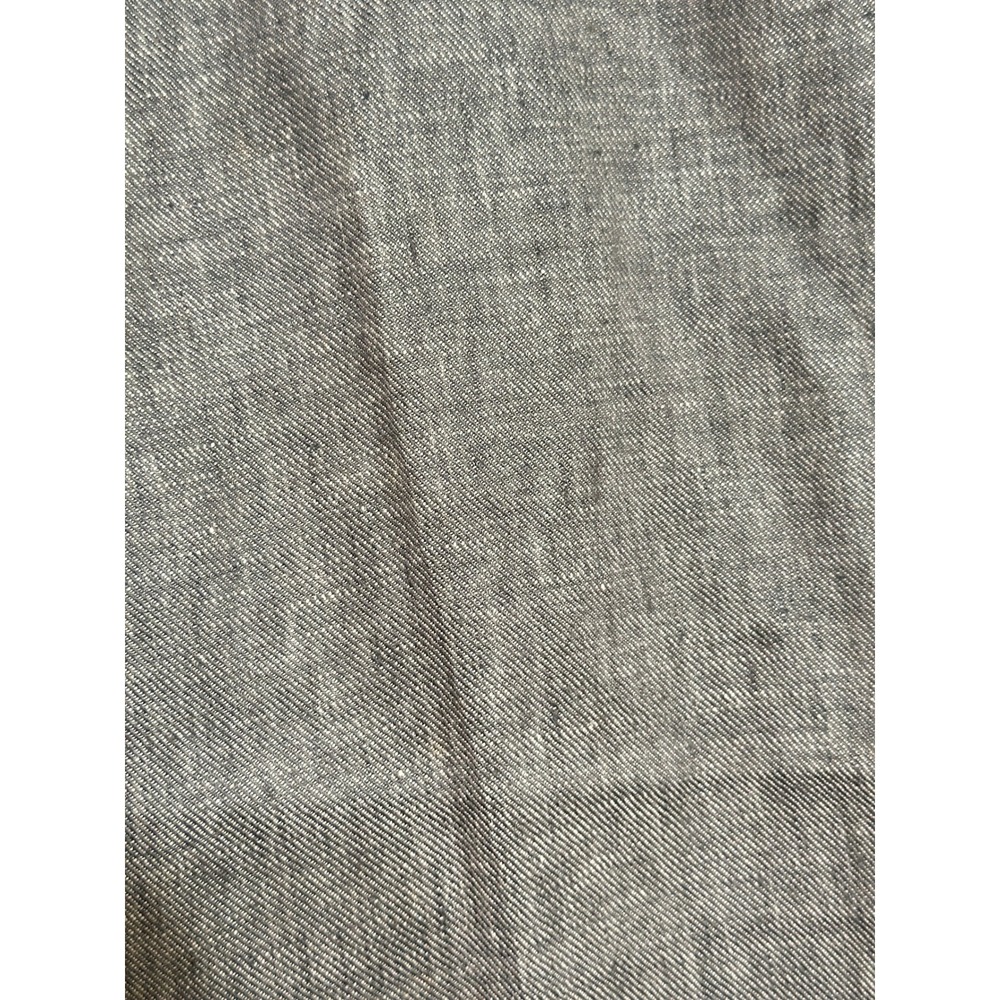 Banana Republic Bermuda Shorts Womens Gray 100% Linen Cuffed Knee Preppy Chic 10 - Picture 3 of 5